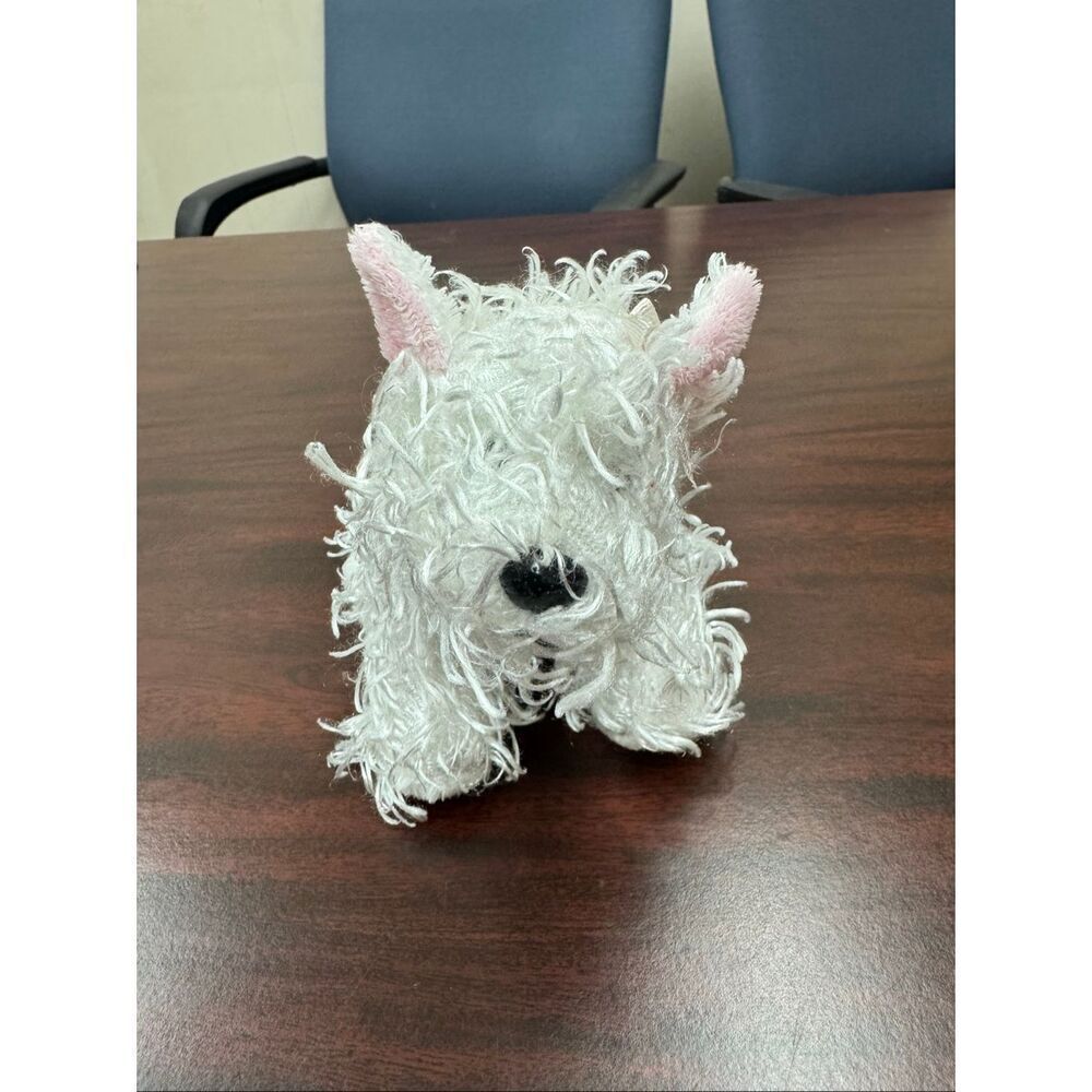 Webkinz Lil’ Kinz White Terrier Dog Plush Animal
